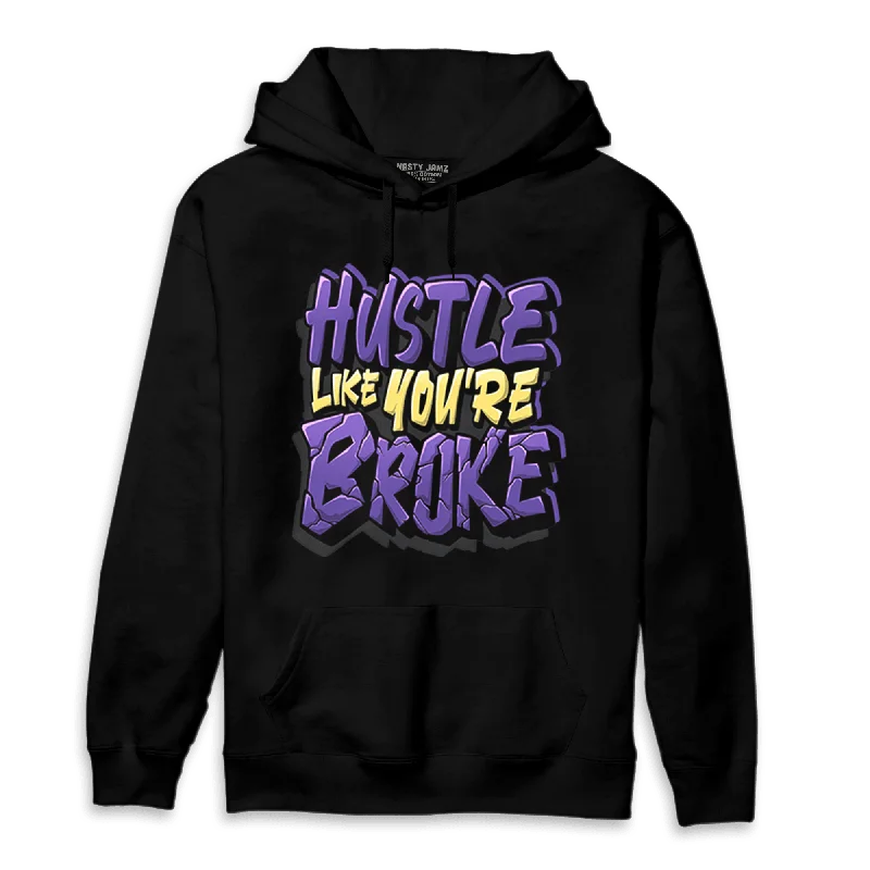 Lightweight And Breathable Unisex Wear Crazy Discounts, Hurry Up NastyJamz Field Purple 12s Hoodie Match Hustle Like Broke