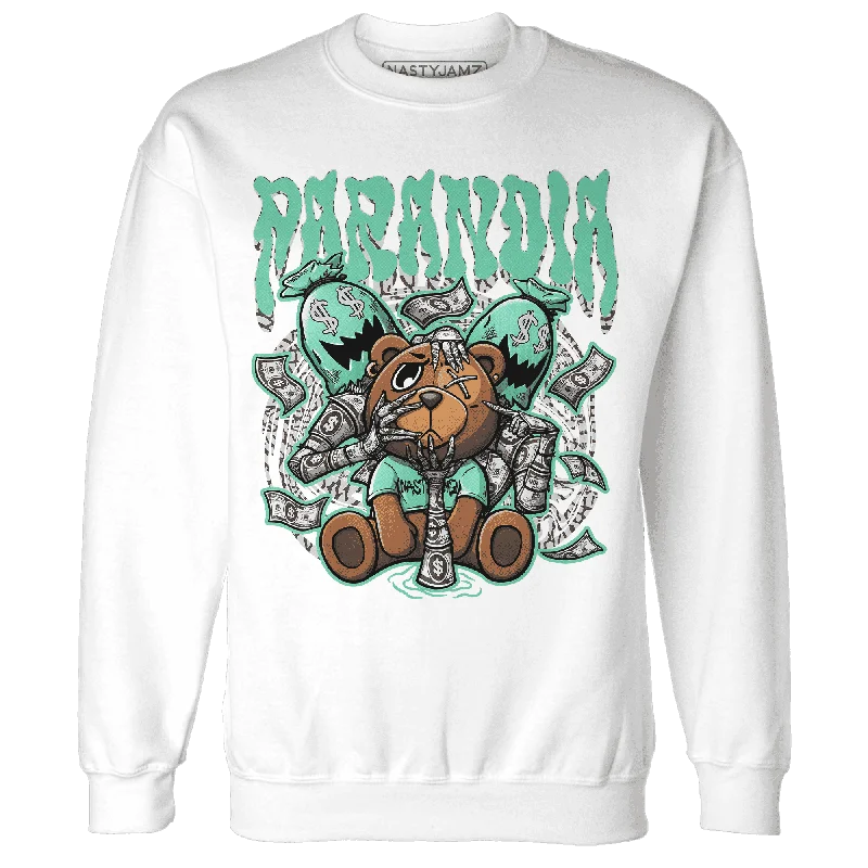 Lightweight And Breathable Unisex Wear The Latest Fashion Trends NastyJamz Green Glow 3s Sweatshirt Match Paranoia Money BER