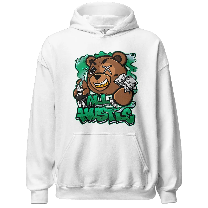 Relaxed-Fit Unisex Clothing Options Trendy Women'S Wear Collection NastyJamz Lucky Green 5s Hoodie Match BER Hustle All Day