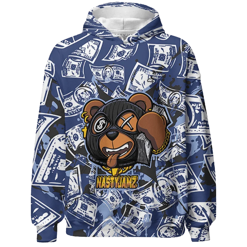 High-Quality Unisex Fashion Basics Classy Style Discounts NastyJamz Midnight Navy 5s Hoodie Match Money Motive BER All-Over Print