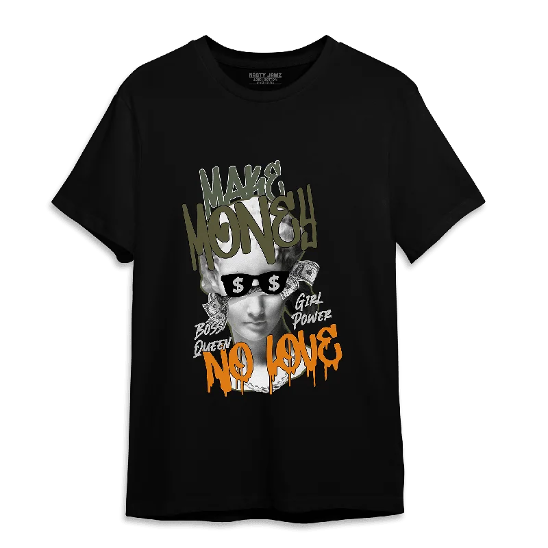 Stylish Unisex Outfit Ideas Embrace New Fashion NastyJamz Olive 5s T-Shirt Match Make Money No Love