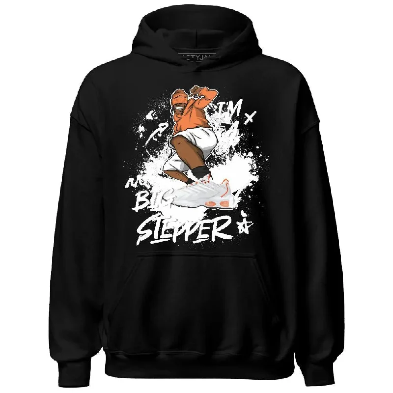 Oversized Unisex Fashion Pieces Budget-Friendly Fashion AM TW White Orange NastyJamz Hoodie Match Big Stepper