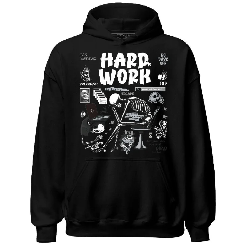 Urban Unisex Fashion Outfits Vintage-Inspired Style Offers Black Cement 3s NastyJamz Hoodie Match Hard Work