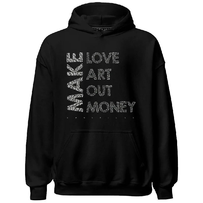 Gender-Neutral Fashion For Everyday Style Sporty Fashion Offers Black Cement 3s NastyJamz Hoodie Match Make Your Own