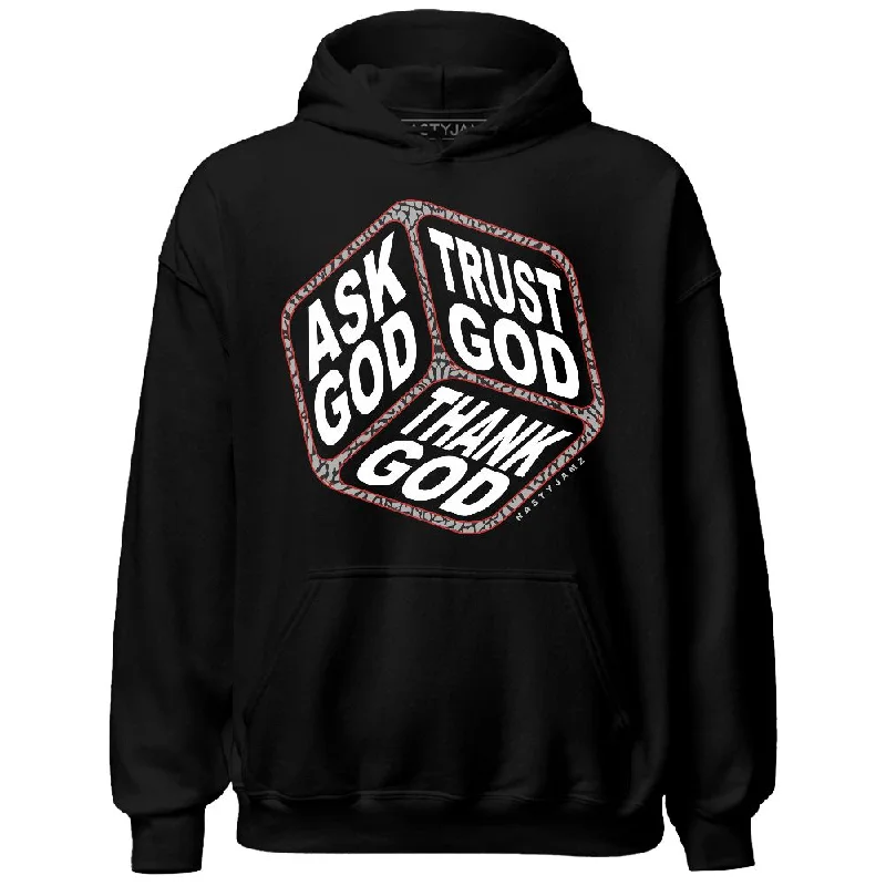 Elegant And Minimal Gender-Free Clothing Fresh Fashion Discounts Black Cement 3s NastyJamz Hoodie Match Trust God Elegant And Minimal Gender-Free Clothing Fresh Fashion Discounts Black Cement 3s NastyJamz Hoodie Match Trust God