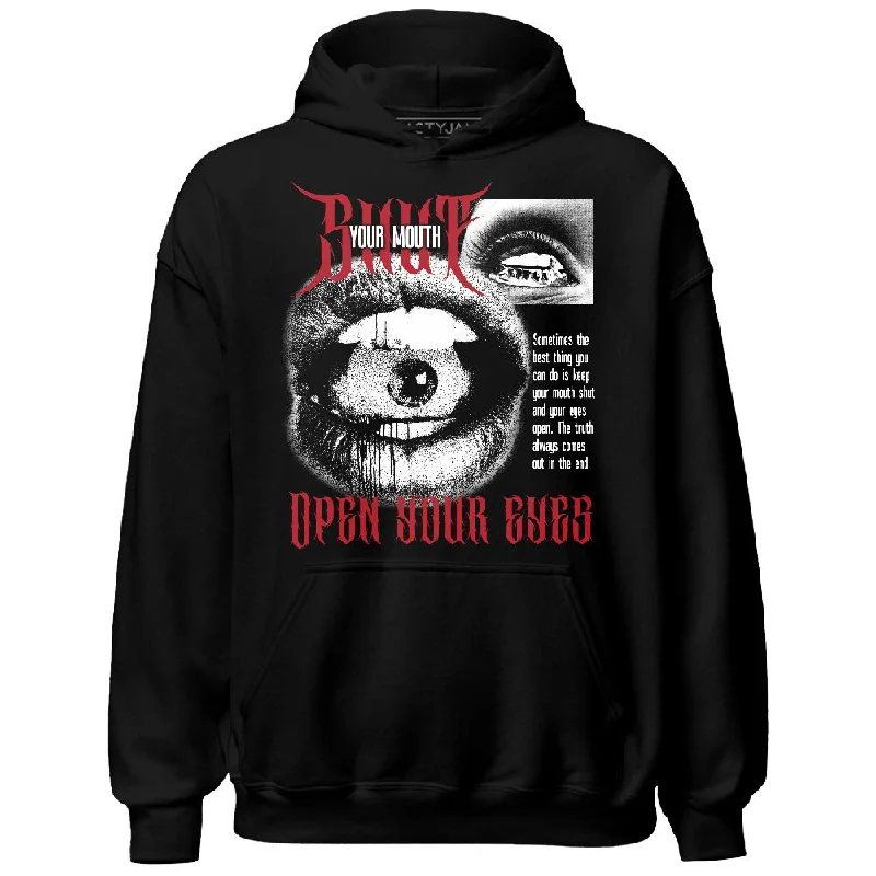 Trendy Unisex Streetwear Fashion Cool Prices Black Toe 14s NastyJamz Hoodie Match Shut Your Mouth Trendy Unisex Streetwear Fashion Cool Prices Black Toe 14s NastyJamz Hoodie Match Shut Your Mouth