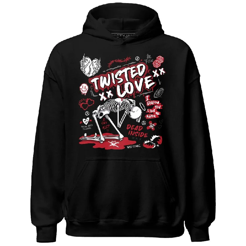 Soft And Breathable Unisex Loungewear Hot Sale Black Toe 14s NastyJamz Hoodie Match Twisted Love Soft And Breathable Unisex Loungewear Hot Sale Black Toe 14s NastyJamz Hoodie Match Twisted Love