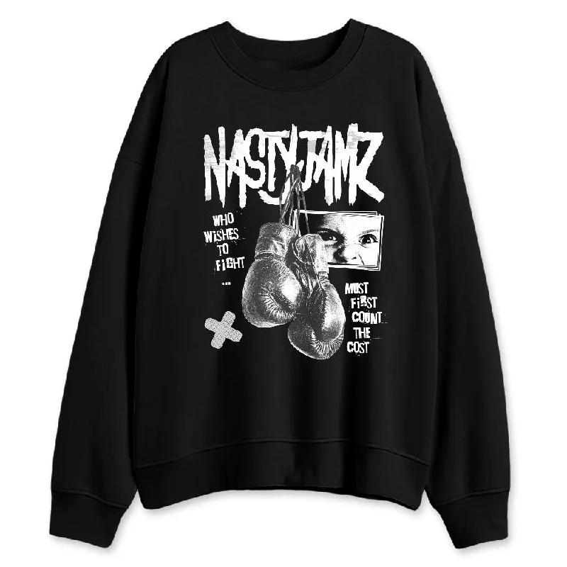 Minimalist Unisex Wardrobe Must-Haves Shop The Hottest Deals Black Toe 14s NastyJamz Sweatshirt Match Fight Count Cost