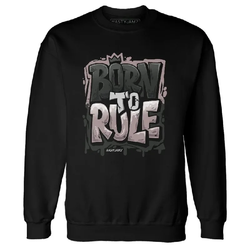 Functional And Stylish Unisex Wear Fashion Sale Black Violet Ore 3s NastyJamz Sweatshirt Match Born To Rule