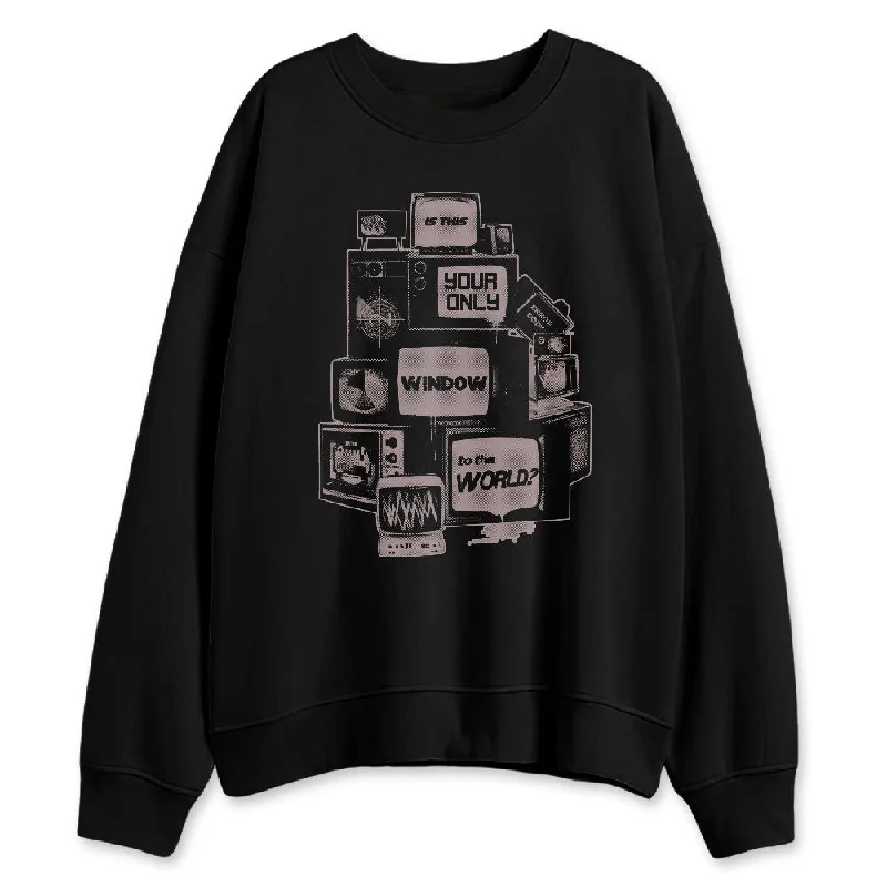 Comfortable Gender-Free Fashion Choices Fashion Sale Black Violet Ore 3s NastyJamz Sweatshirt Match Television