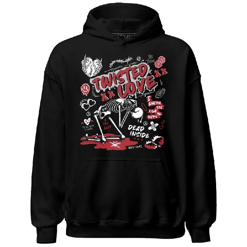 Versatile And Stylish Unisex Apparel End Of Season Sale Bred Velvet 11s NastyJamz Hoodie Match Twisted Love Versatile And Stylish Unisex Apparel End Of Season Sale Bred Velvet 11s NastyJamz Hoodie Match Twisted Love