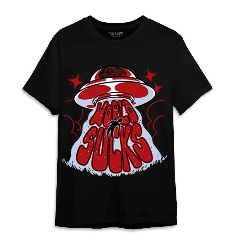 Modern Unisex Streetwear Outfits Daily Deals NastyJamz Cherry 11s T-Shirt Match World Sucks Modern Unisex Streetwear Outfits Daily Deals NastyJamz Cherry 11s T-Shirt Match World Sucks