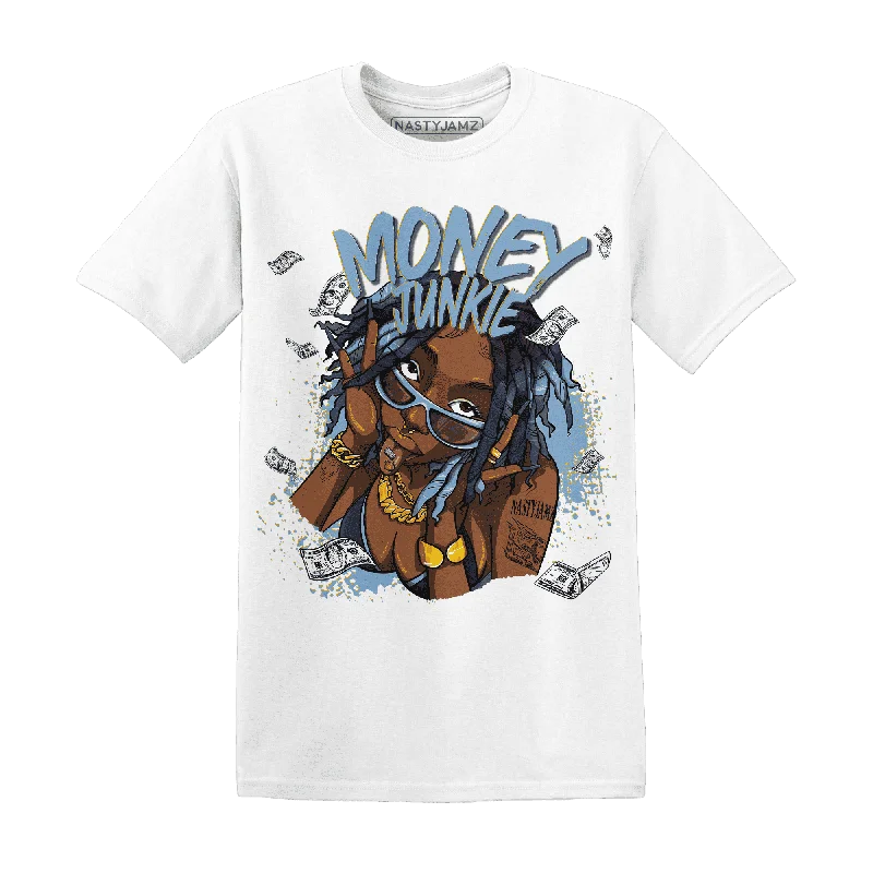 Comfortable Unisex Streetwear Exclusive Sale NastyJamz First In Flight 1s T-Shirt Match Money Junkie