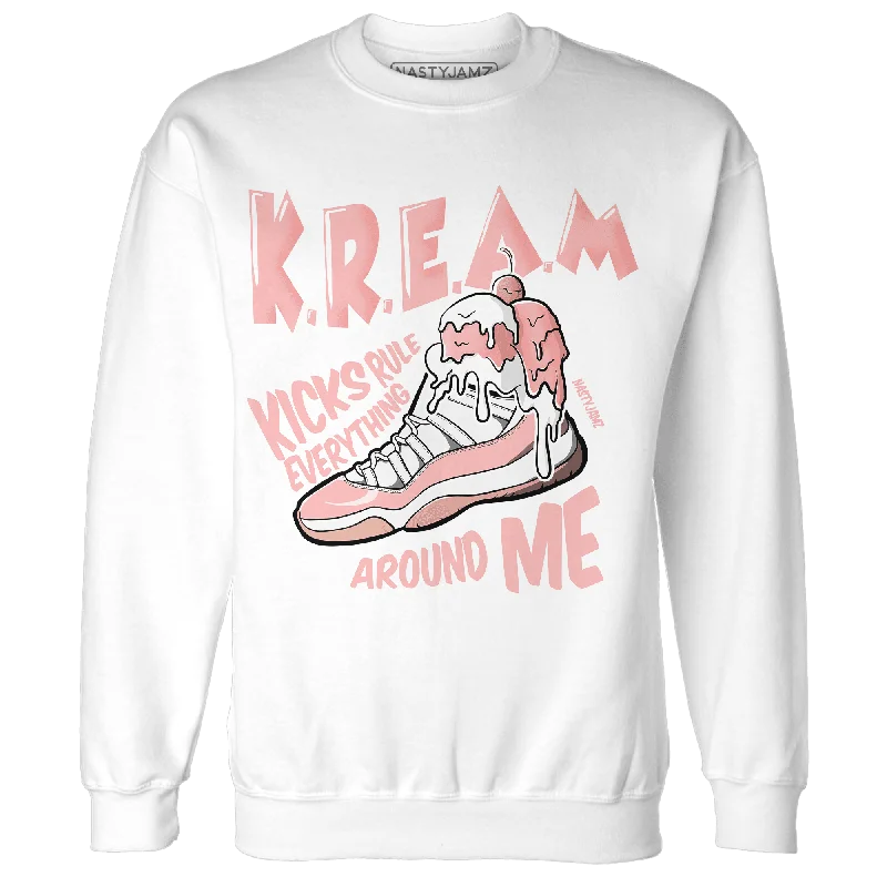 Contemporary Gender-Free Clothing Styles Limited-Time Offer NastyJamz Low Legend Pink 11s Sweatshirt Match Kream Sneaker