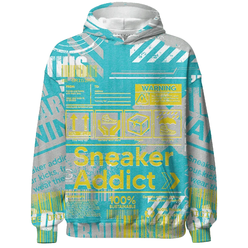 Elegant And Minimal Gender-Free Clothing Luxury Fashion NastyJamz NBL Cyan Burst 9060 Hoodie Match Sneaker Addict Warning All-Over Print