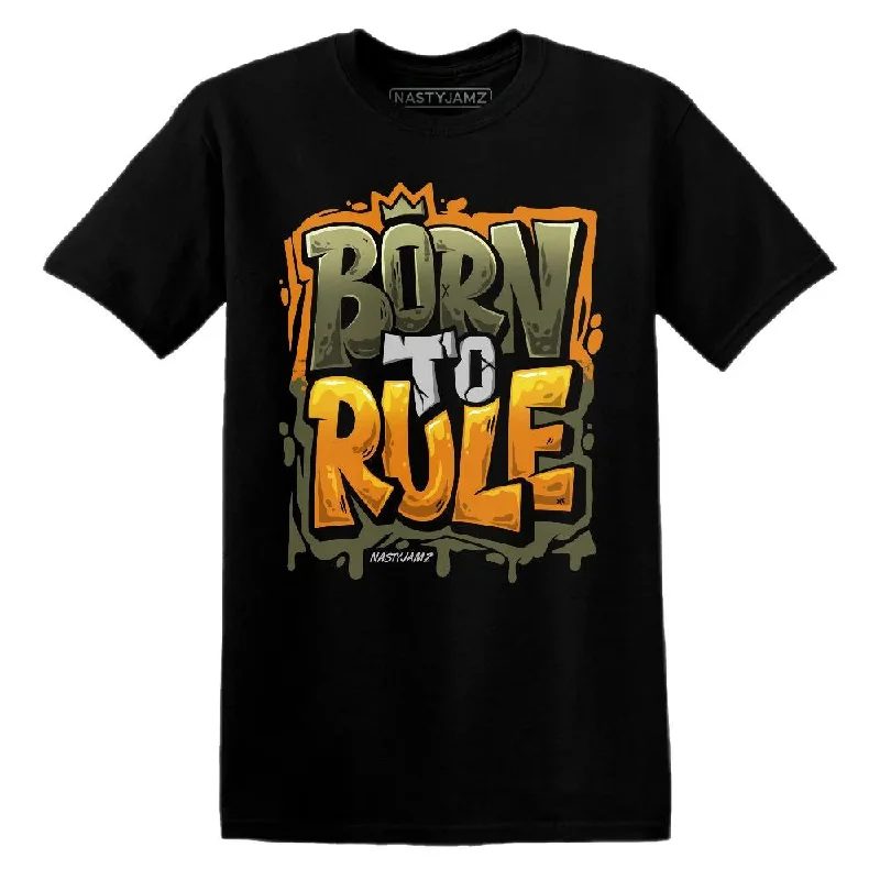 Stylish Unisex Outfit Ideas Special Offer Olive 5s NastyJamz T-Shirt Match Born To Rule