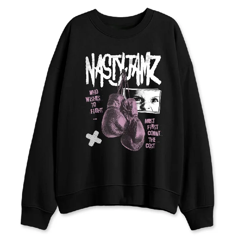 High-Quality Unisex Basics For Everyday Wear Chic And Edgy Orchid Neutral Grey Black White 4s NastyJamz Sweatshirt Match Fight Count Cost