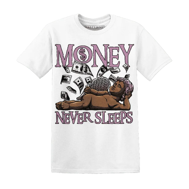 Modern Unisex Clothing For Any Occasion Avant-Garde Style Promotions Orchid Neutral Grey Black White 4s NastyJamz T-Shirt Match Money Never Sleeps