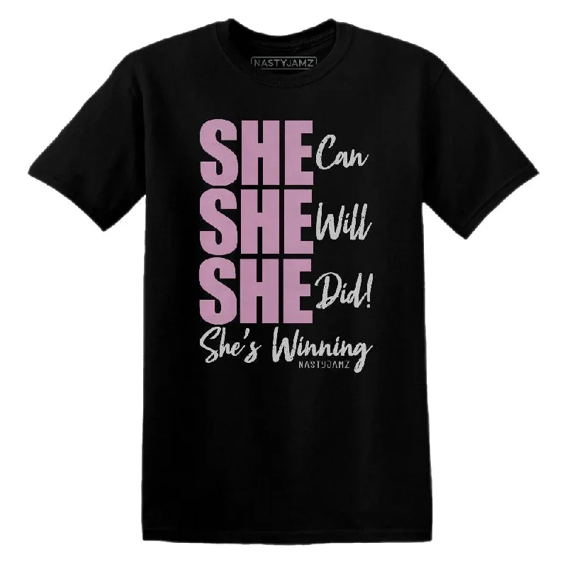 Sleek And Comfortable Unisex Wear Cozy Chic Promotions Orchid Neutral Grey Black White 4s NastyJamz T-Shirt Match SHE