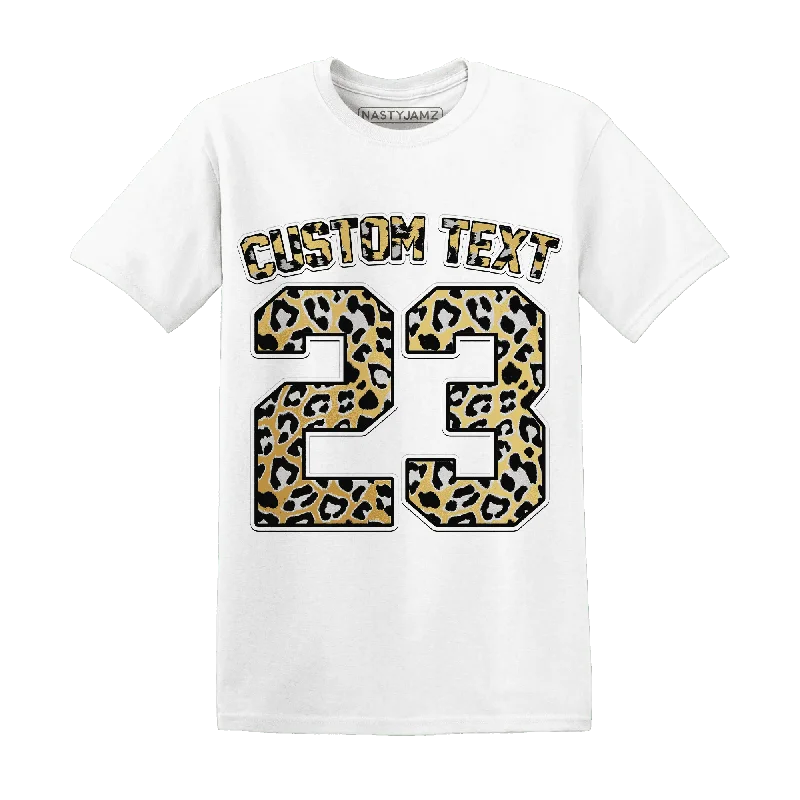 Sleek And Comfortable Unisex Wear Romantic Fashion Discounts NastyJamz Paris Cement Olympics 6s T-Shirt Match Number 23 Leopard Custom Text Sleek And Comfortable Unisex Wear Romantic Fashion Discounts NastyJamz Paris Cement Olympics 6s T-Shirt Match Number 23 Leopard Custom Text