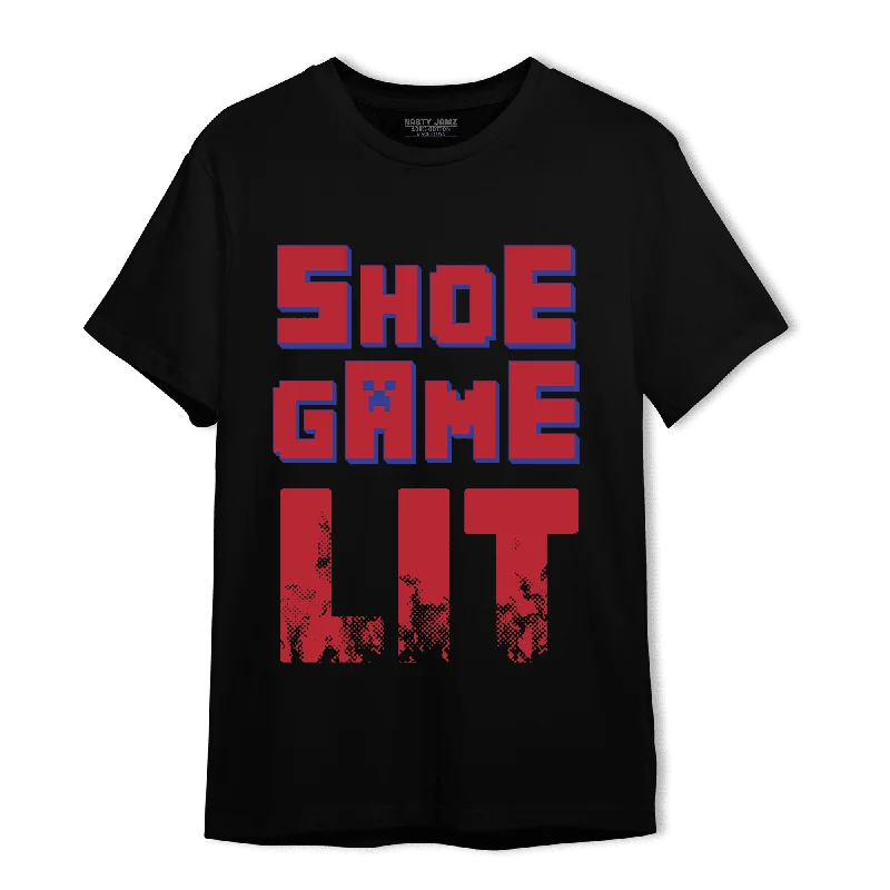 Soft And Breathable Unisex Loungewear Absurdly Cheap Sale NastyJamz Playoffs 8s T-Shirt Match Shoe Game Lit Soft And Breathable Unisex Loungewear Absurdly Cheap Sale NastyJamz Playoffs 8s T-Shirt Match Shoe Game Lit