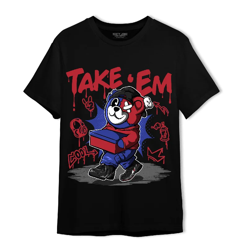 Sustainable And Ethical Unisex Clothing Chic And Edgy NastyJamz Playoffs 8s T-Shirt Match Take 'Em Sustainable And Ethical Unisex Clothing Chic And Edgy NastyJamz Playoffs 8s T-Shirt Match Take 'Em