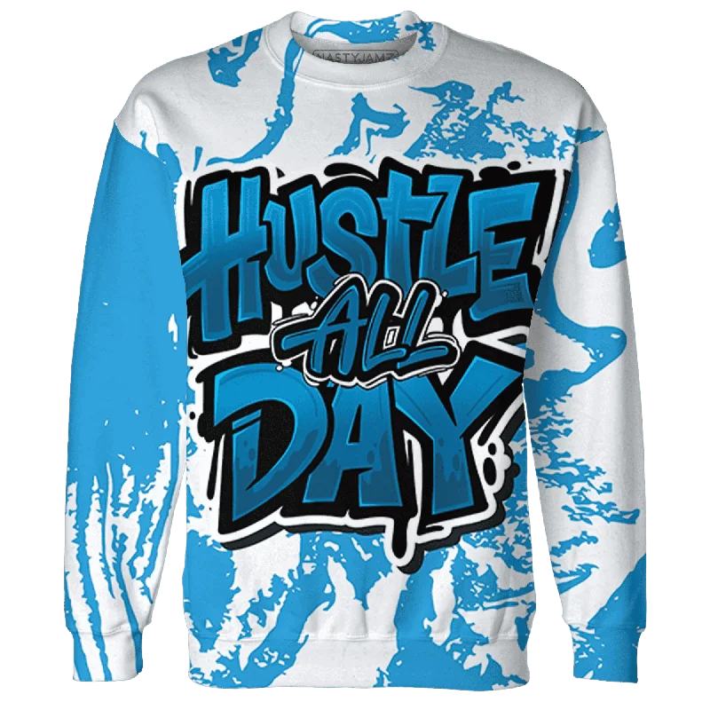 Casual And Trendy Unisex Fashion Staples Latest Fashion NastyJamz Powder Blue 9s Sweatshirt Match Hustle All Day All-Over Print Casual And Trendy Unisex Fashion Staples Latest Fashion NastyJamz Powder Blue 9s Sweatshirt Match Hustle All Day All-Over Print