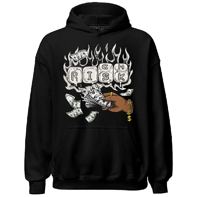 Gender-Neutral Trendy Clothing Styles Gift Ideas Reverse Metallic 5s NastyJamz Hoodie Match Rich Or Risk Gender-Neutral Trendy Clothing Styles Gift Ideas Reverse Metallic 5s NastyJamz Hoodie Match Rich Or Risk