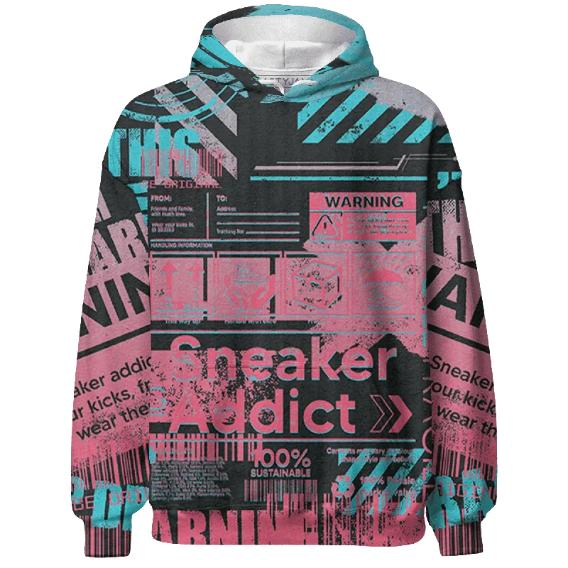 Versatile And Stylish Unisex Apparel Chic Style, Always In Vogue NastyJamz VaporMax Plus South Beach Hoodie Match Sneaker Addict Warning All-Over Print