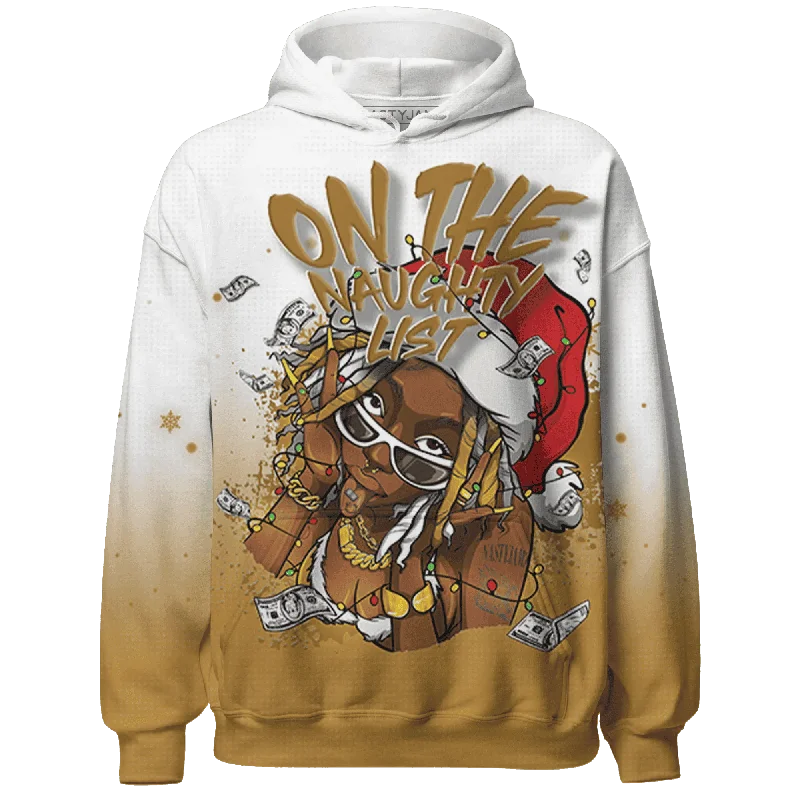 Trendy Unisex Streetwear Fashion Shop Sale Items Wheat 13s NastyJamz Hoodie Match Xmas Naughty List All-Over Print Trendy Unisex Streetwear Fashion Shop Sale Items Wheat 13s NastyJamz Hoodie Match Xmas Naughty List All-Over Print