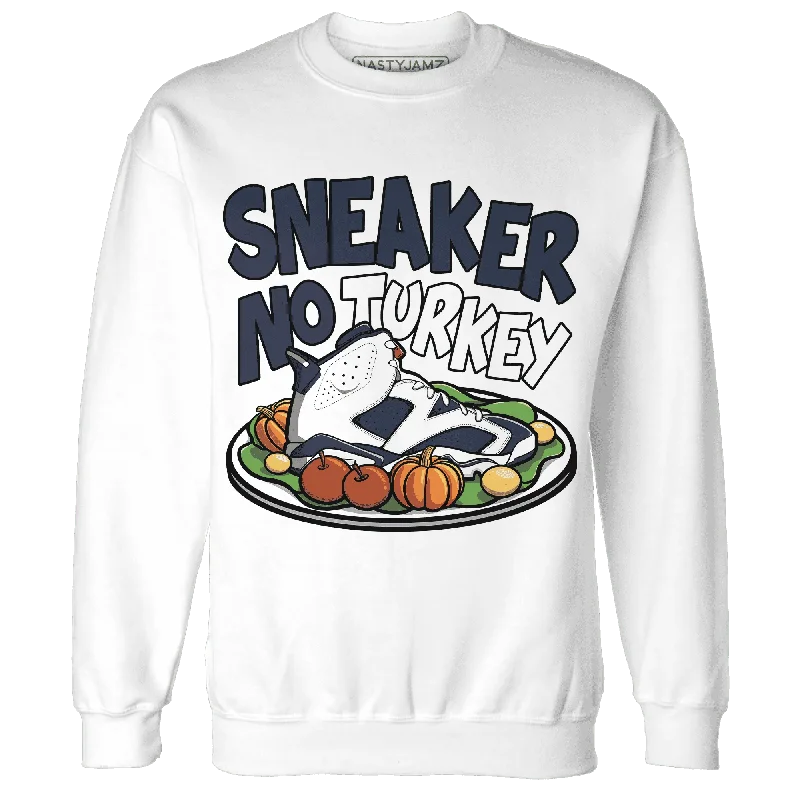 Versatile Gender-Free Wardrobe Essentials Stupidly Low Prices White Navy 6s NastyJamz Sweatshirt Match Sneaker No Turkey