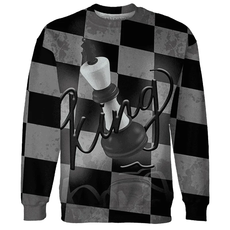 Relaxed-Fit Unisex Fashion For All-Day Comfort Find Your Unique Flair NastyJamz White Thunder 4s Sweatshirt Match Black King All-Over Print Relaxed-Fit Unisex Fashion For All-Day Comfort Find Your Unique Flair NastyJamz White Thunder 4s Sweatshirt Match Black King All-Over Print