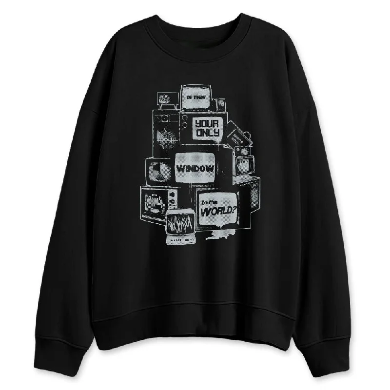 Unisex Casual Wear For All Seasons Latest Trends Wolf Grey 12s NastyJamz Sweatshirt Match Television